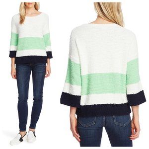 Vince Camuto chenille colourblock sweater